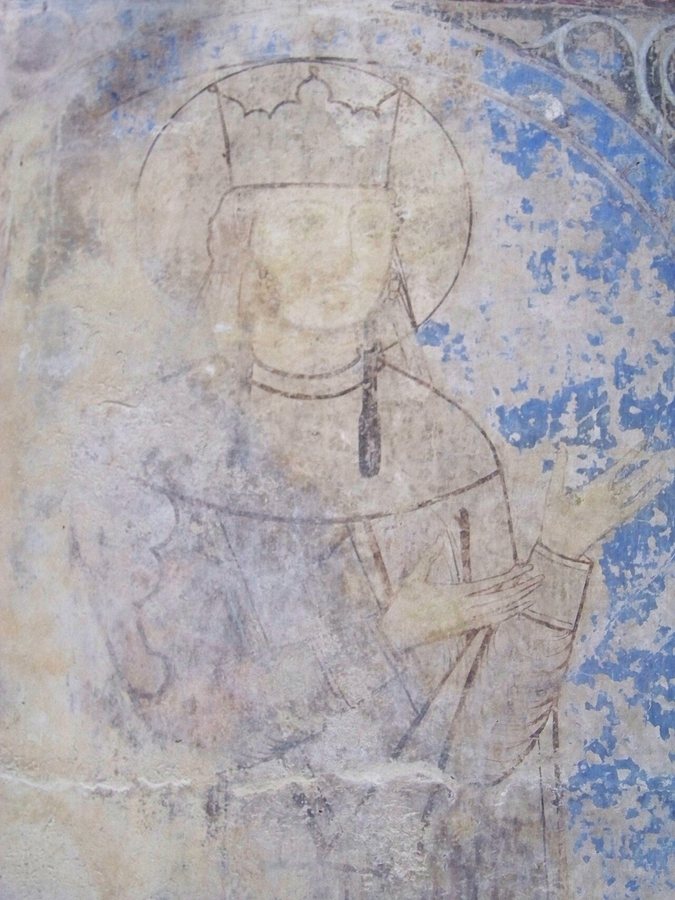 Une fresque du XIIIe siècle représentant Tamar au monastère de Kintsvisi