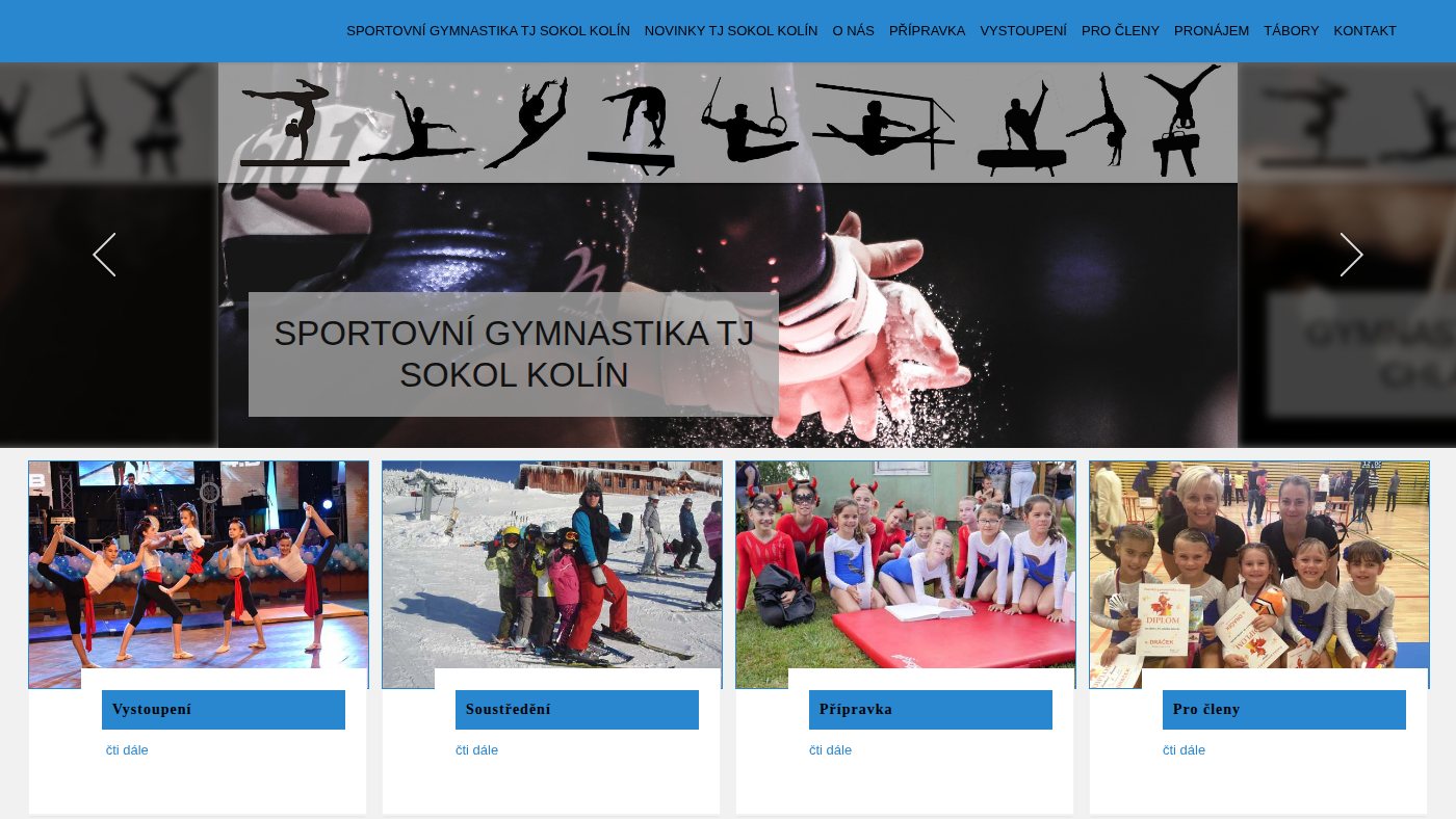 The home page of sg-kolin.cz