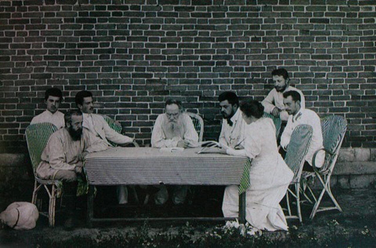 Tolstoi organisiert Hungerhilfe in Samara, 1891