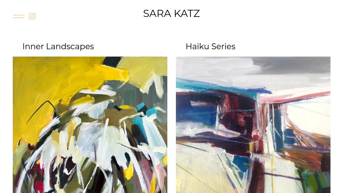 The home page of saraskatz.com