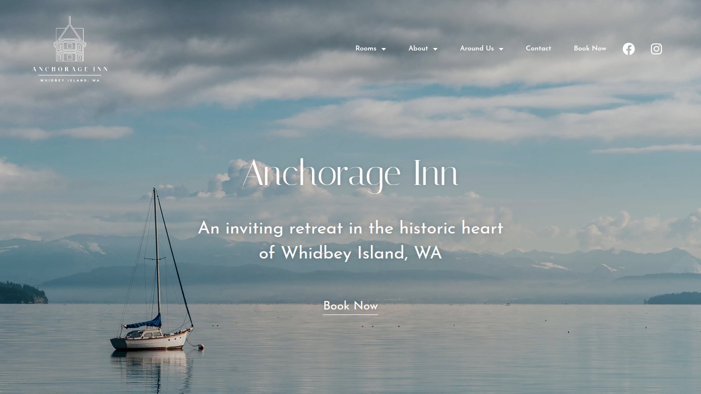 The home page of anchorage-inn.com
