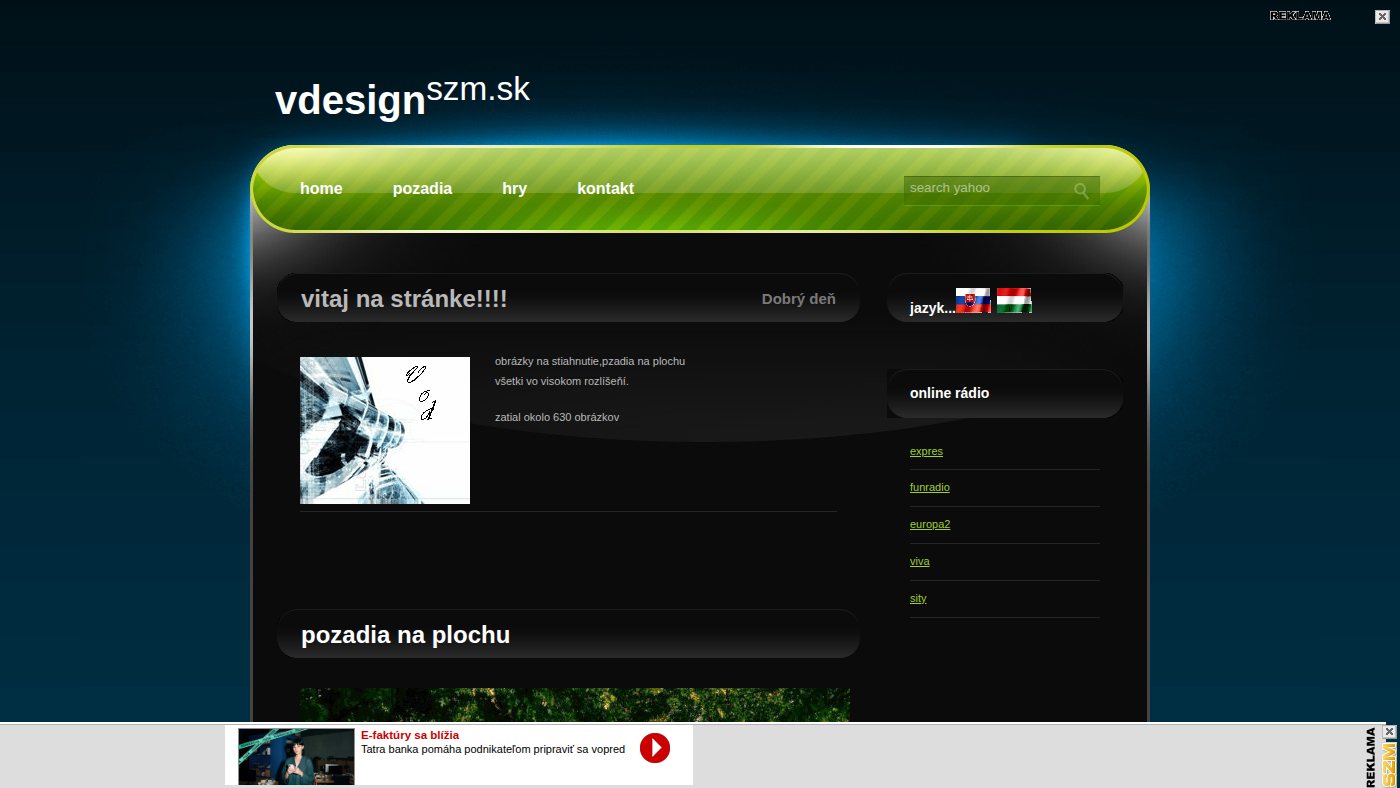 The home page of vdesign.szm.com