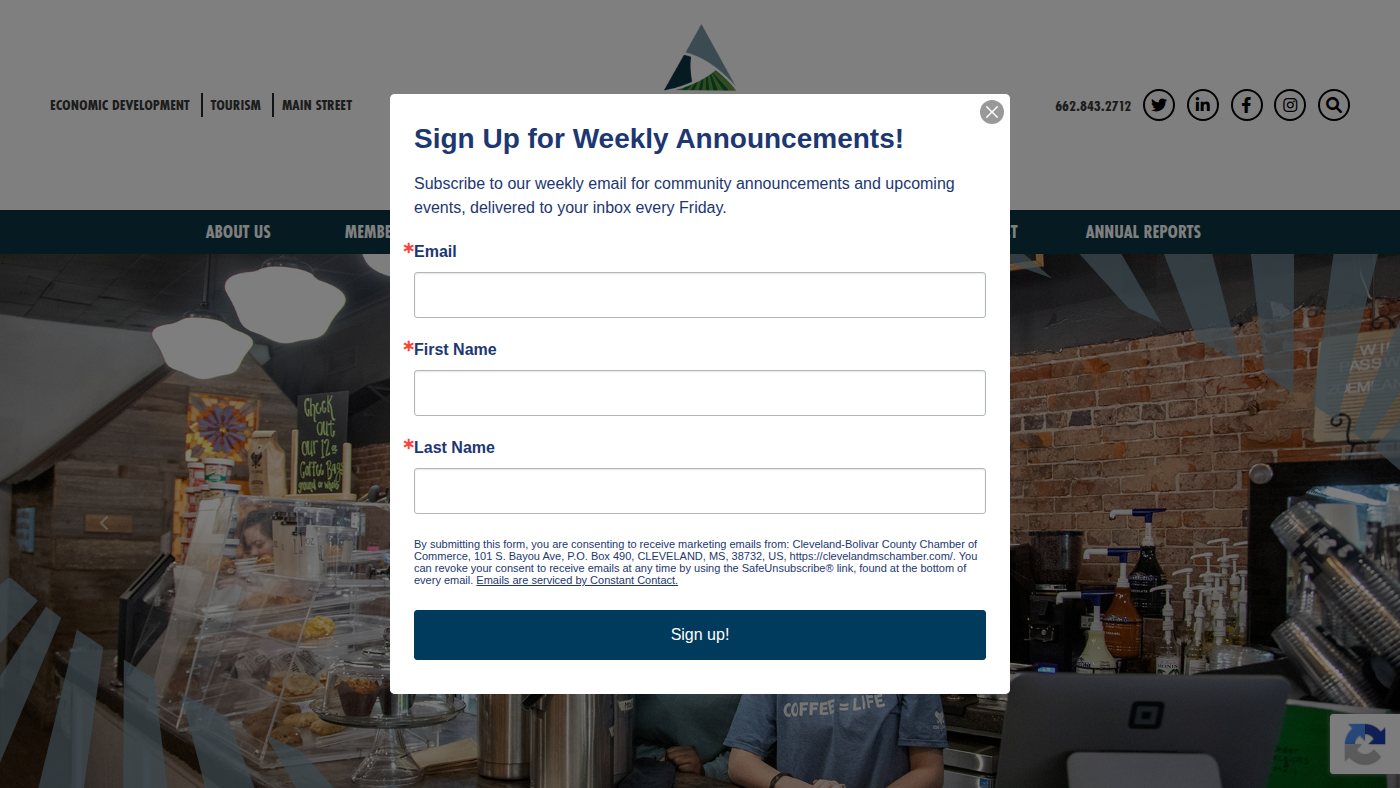 The home page of clevelandmschamber.com
