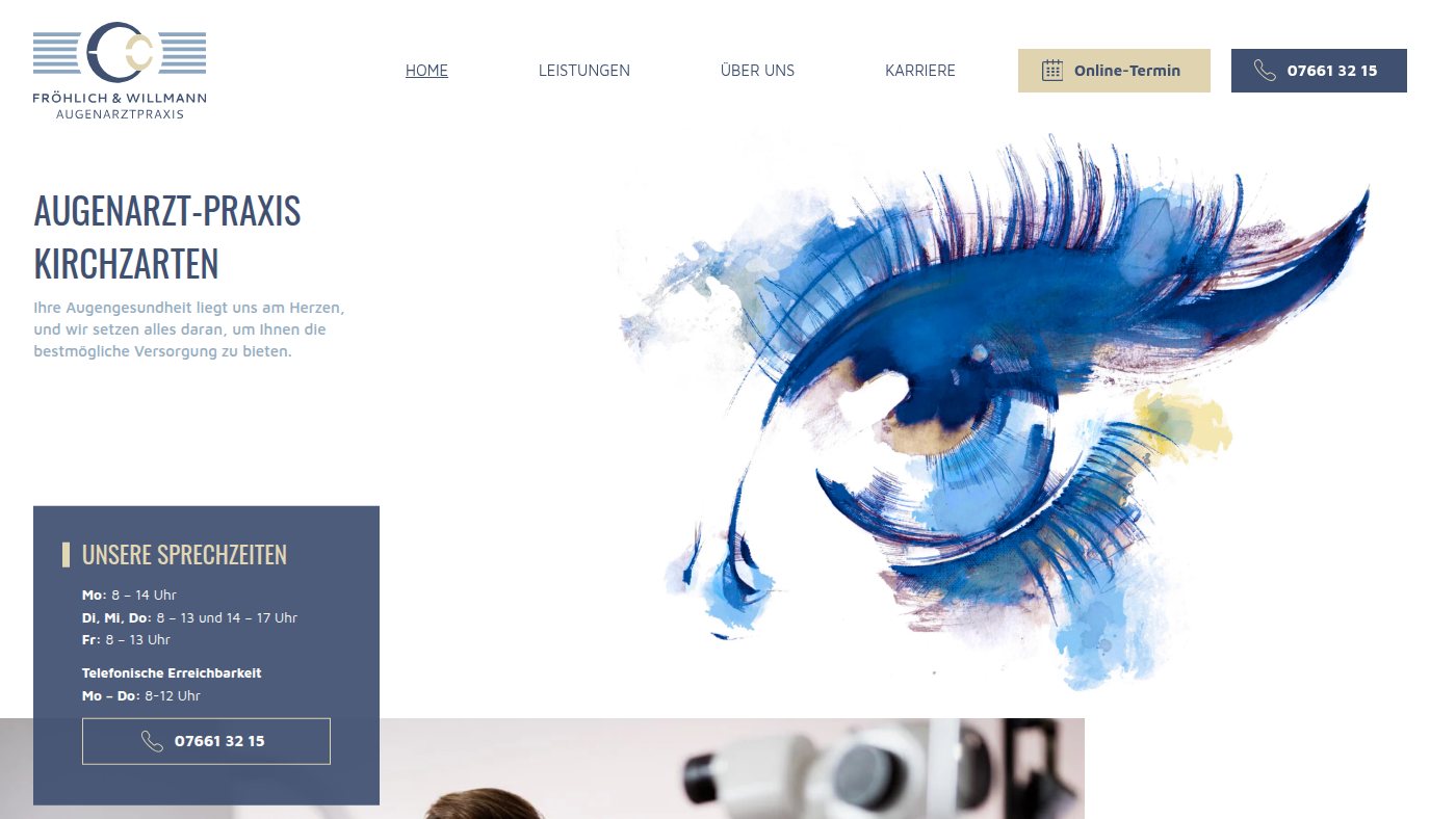 The home page of augenarzt-kirchzarten.de
