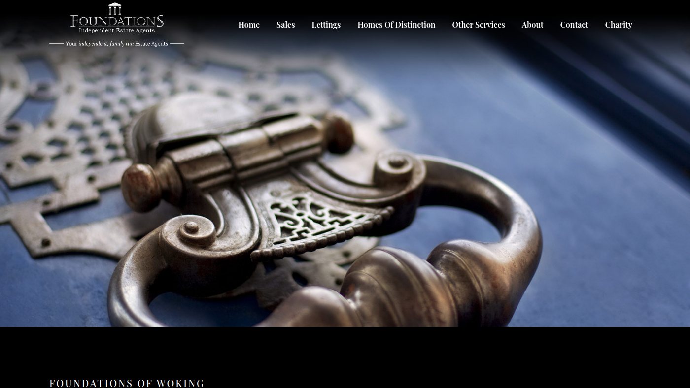 The home page of foundationsofwoking.com