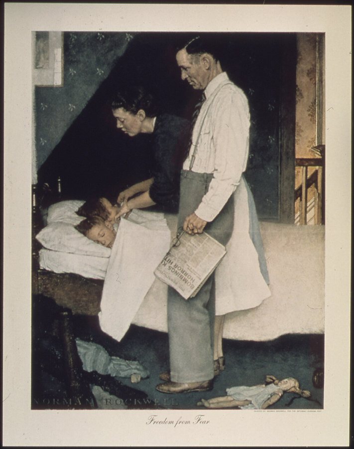 Freedom from Fear, painting by Norman Rockwell, c. 1943