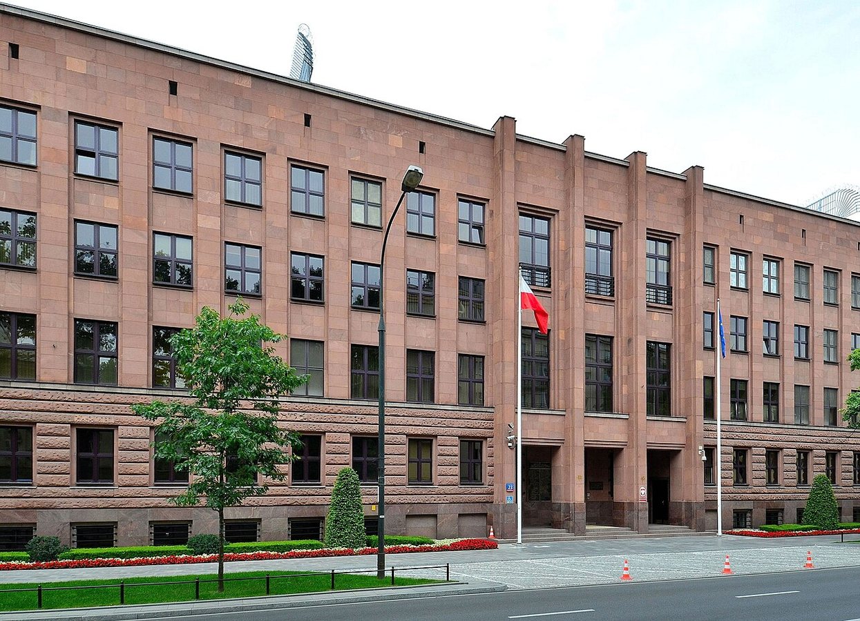 El Ministerio de Asuntos Exteriores en Varsovia