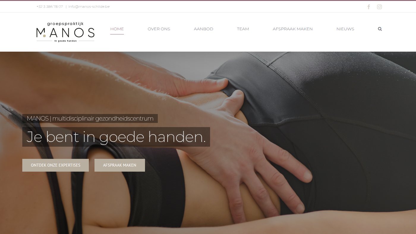 The home page of manos-schilde.be