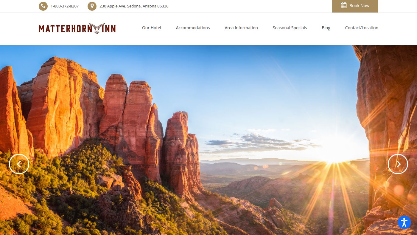 The home page of matterhorninn.com