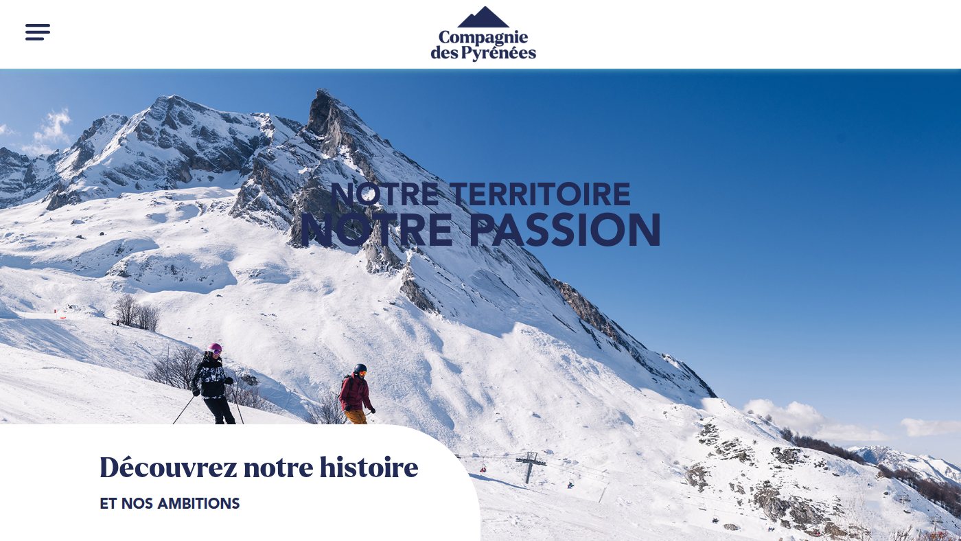 The home page of compagniedespyrenees.com