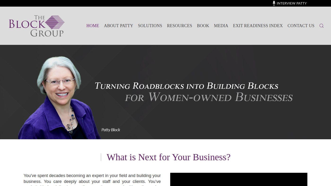The home page of theblockgroup.net