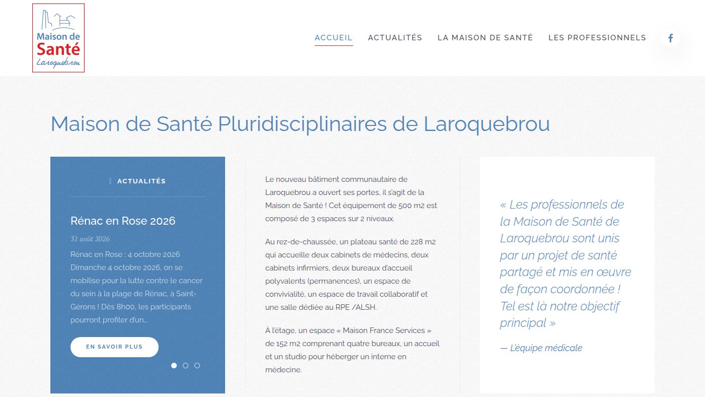 The home page of msp-laroquebrou.fr