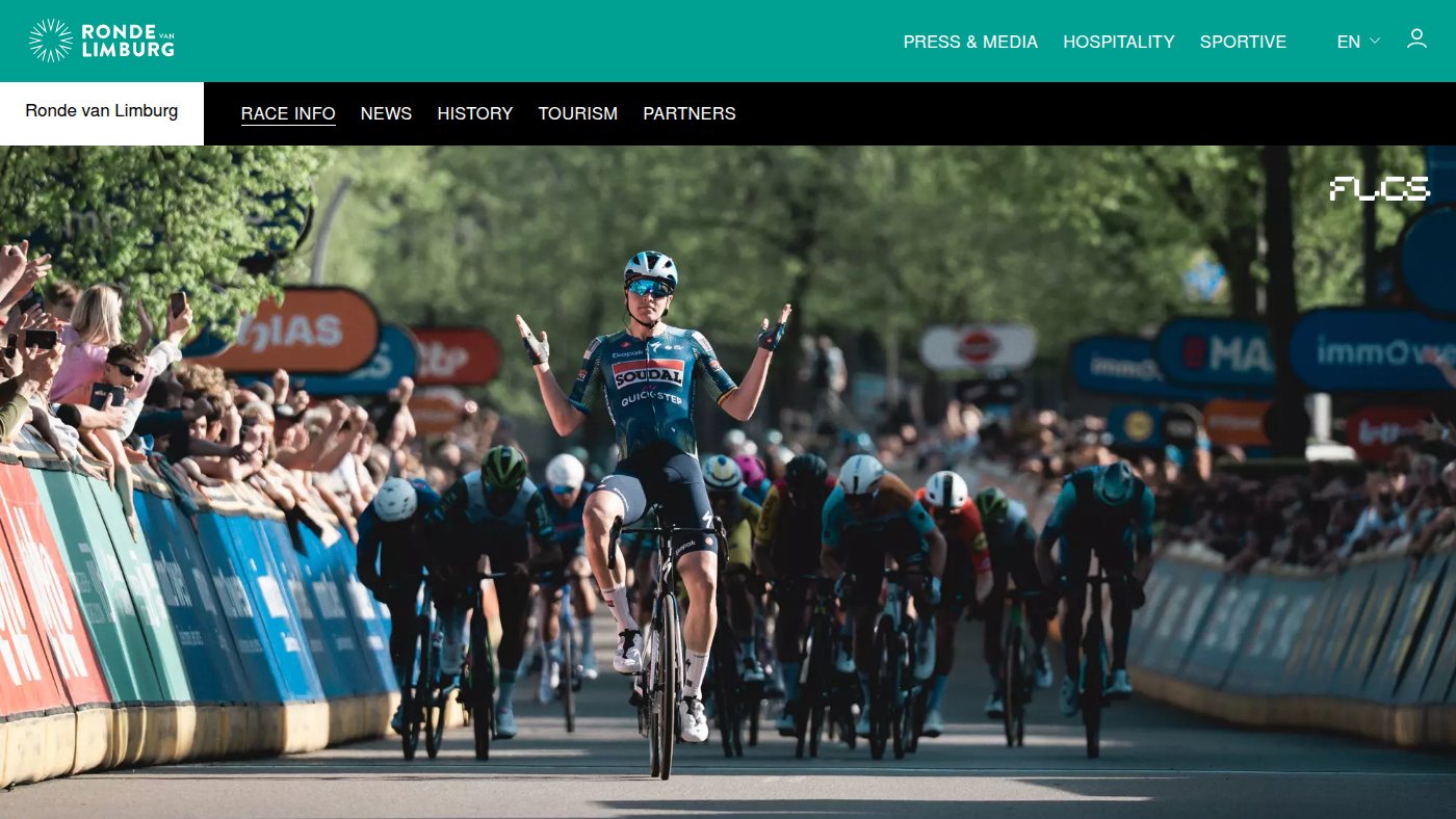 The home page of rondevanlimburg.be