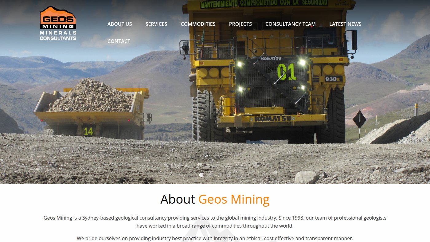 The home page of geosmining.com