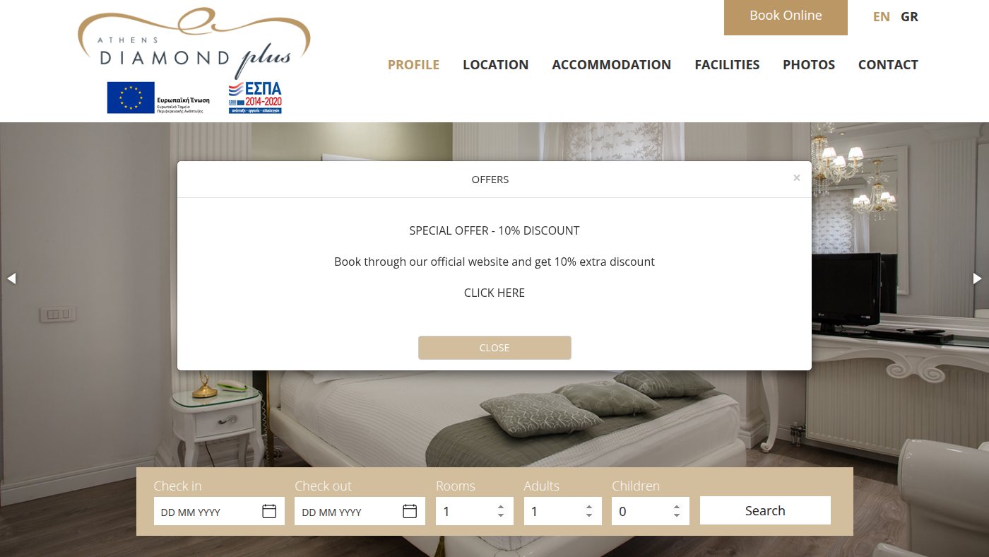 The home page of athensdiamondplus.com