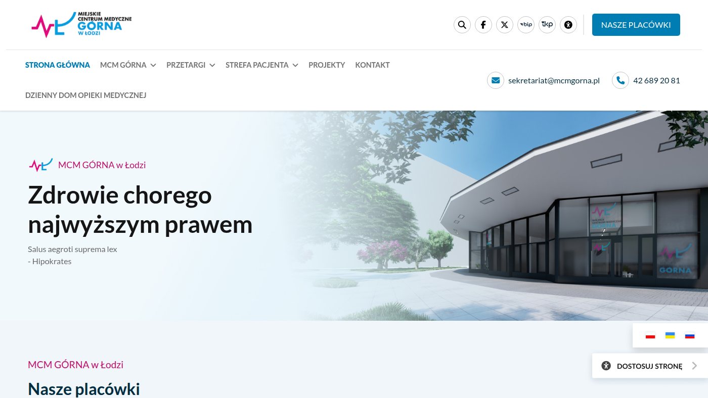 The home page of mcmgorna.pl