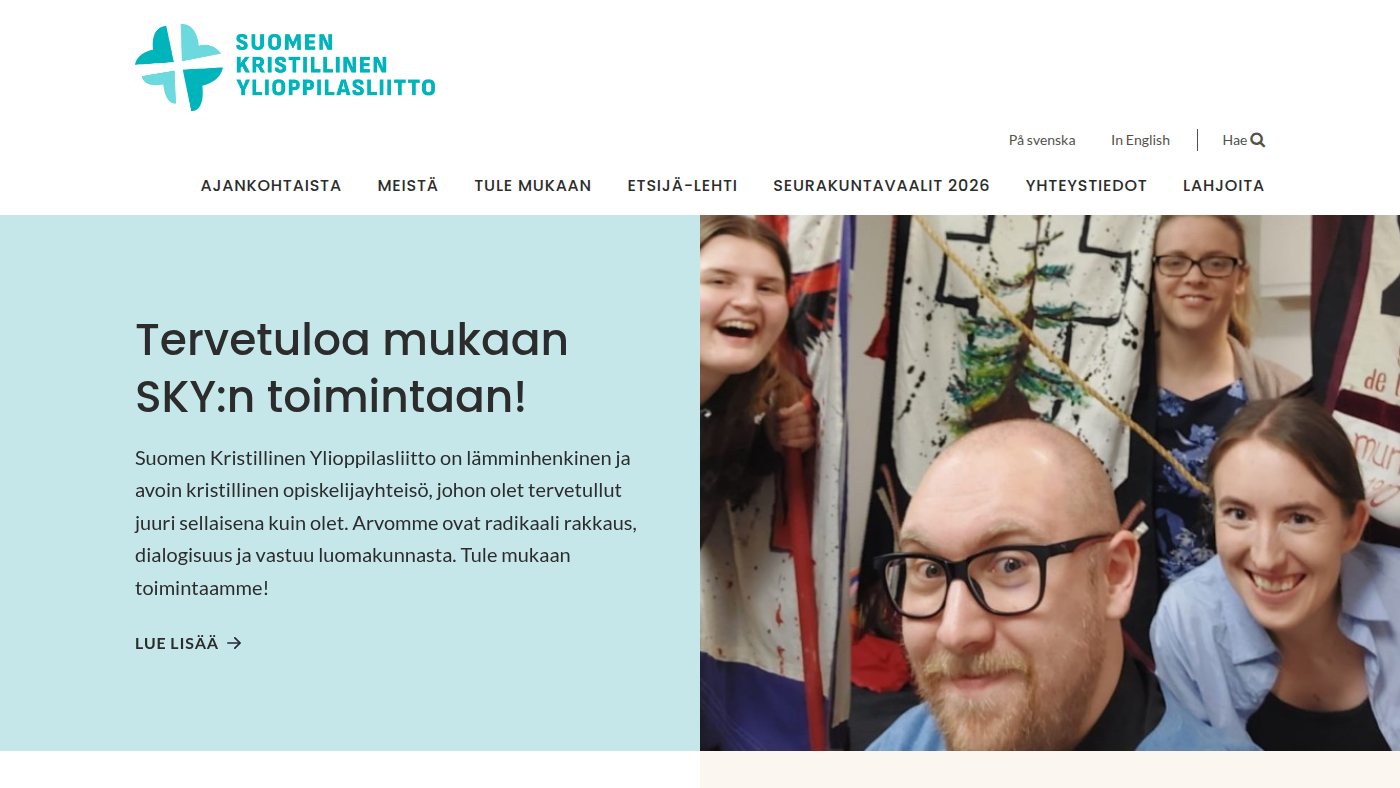 The home page of sky-fks.fi