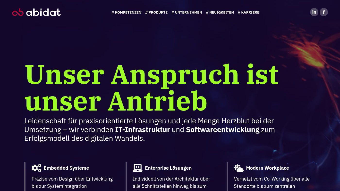 The home page of abidat.de