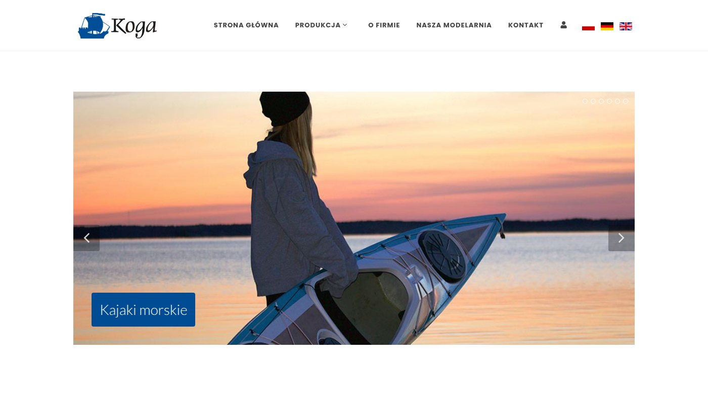 The home page of koga-miastko.pl