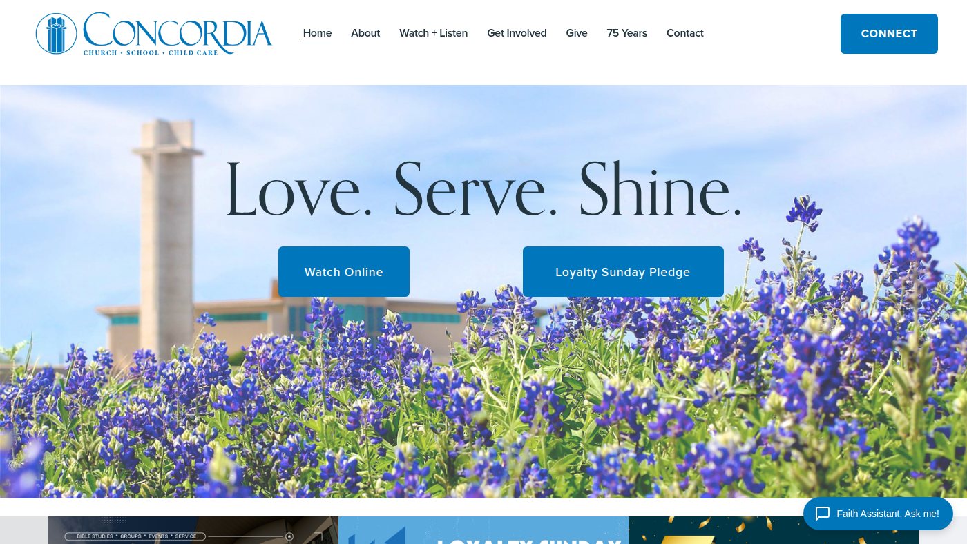 The home page of concordia.cc