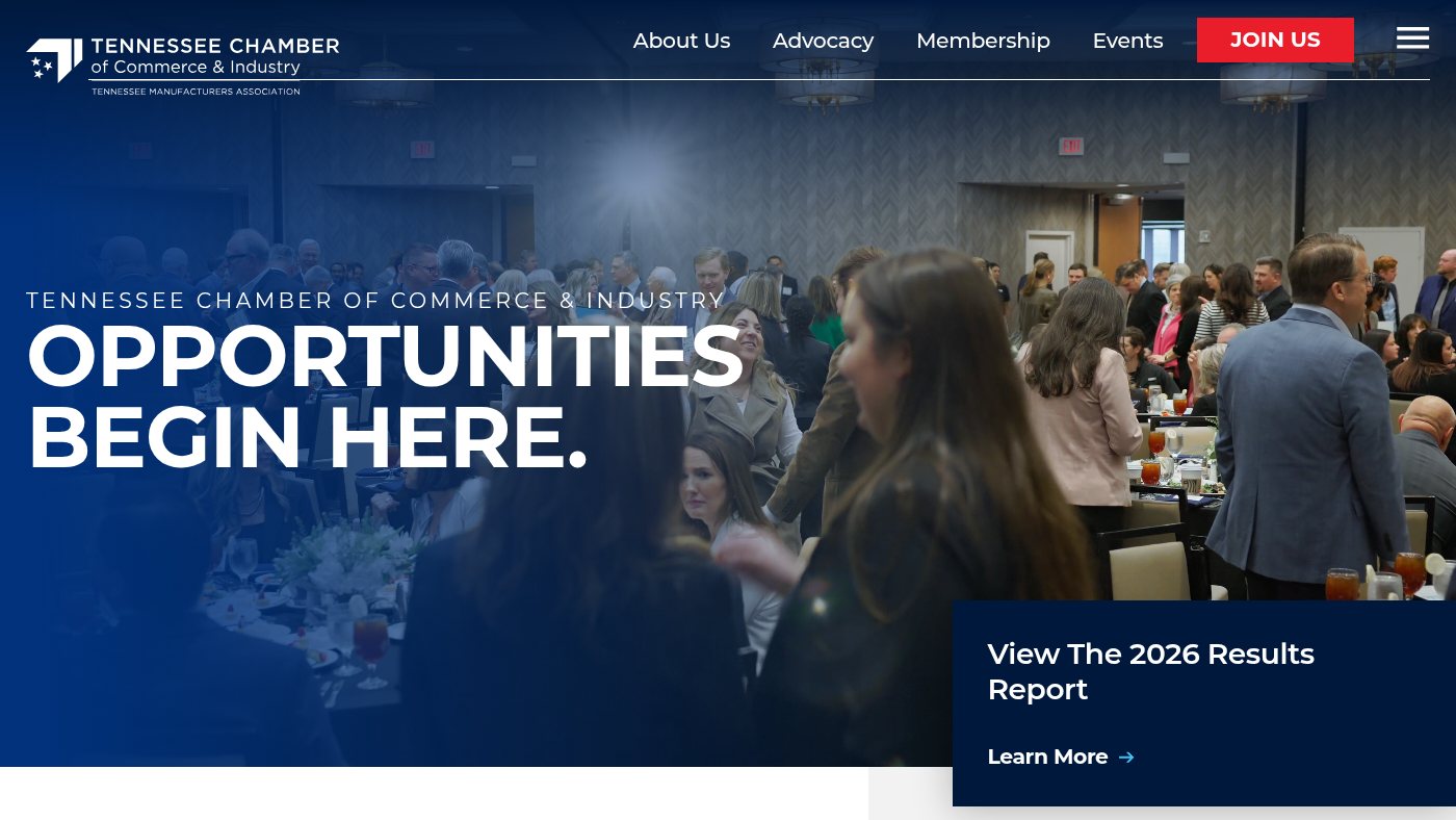 The home page of tnchamber.org