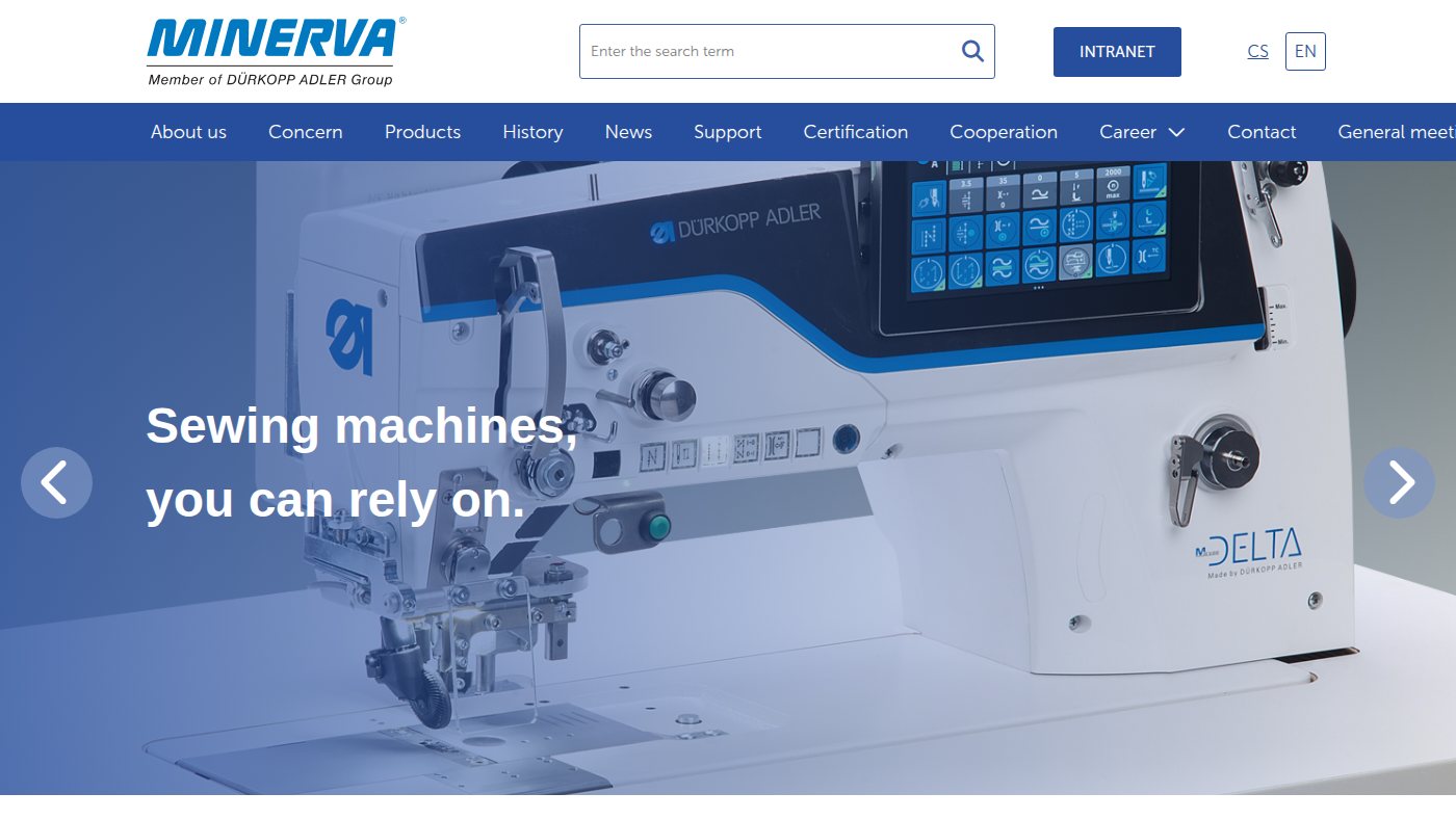 The home page of minerva-boskovice.com