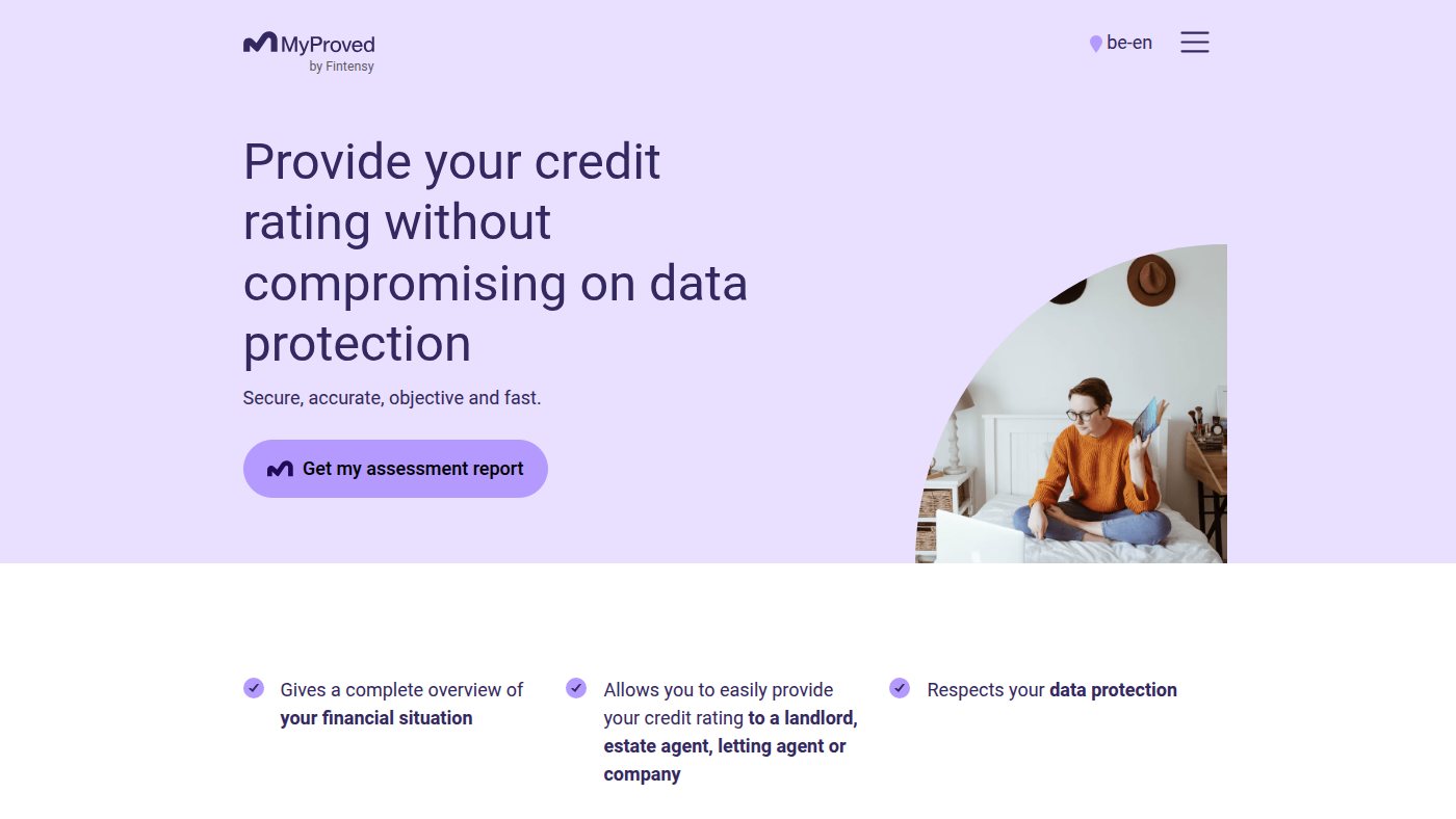 The home page of myproved.eu