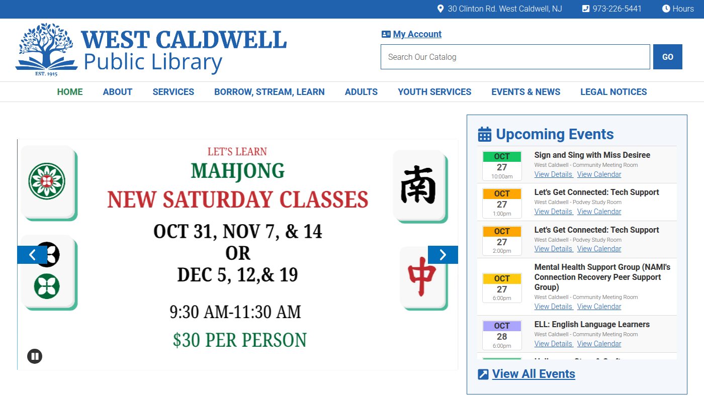 The home page of wcplnj.org