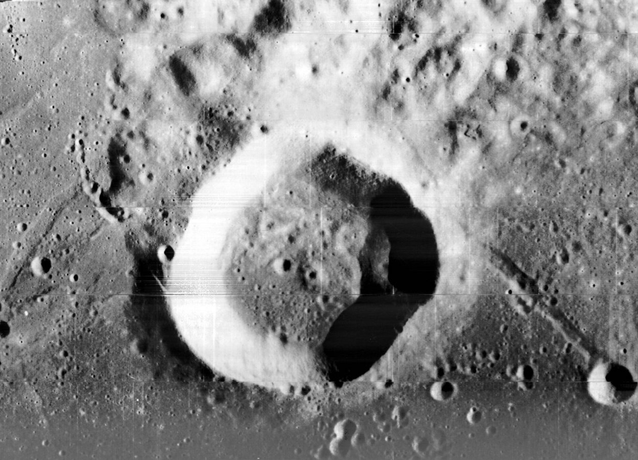 LRO discovers large new lunar crater, finds interesting thermal emission phenomenon