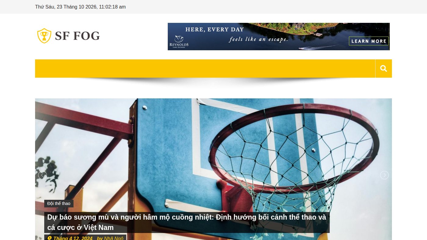The home page of sffog.org