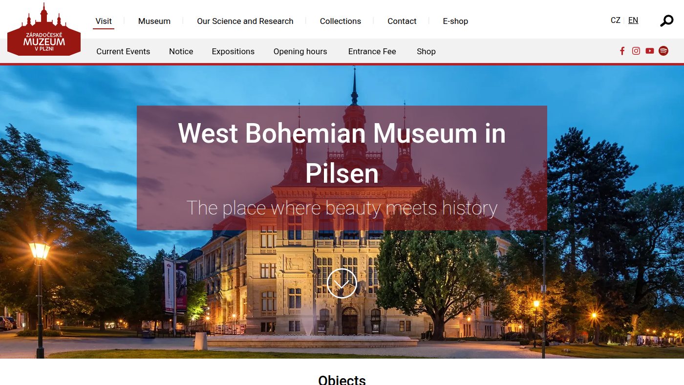 The home page of zcm.cz