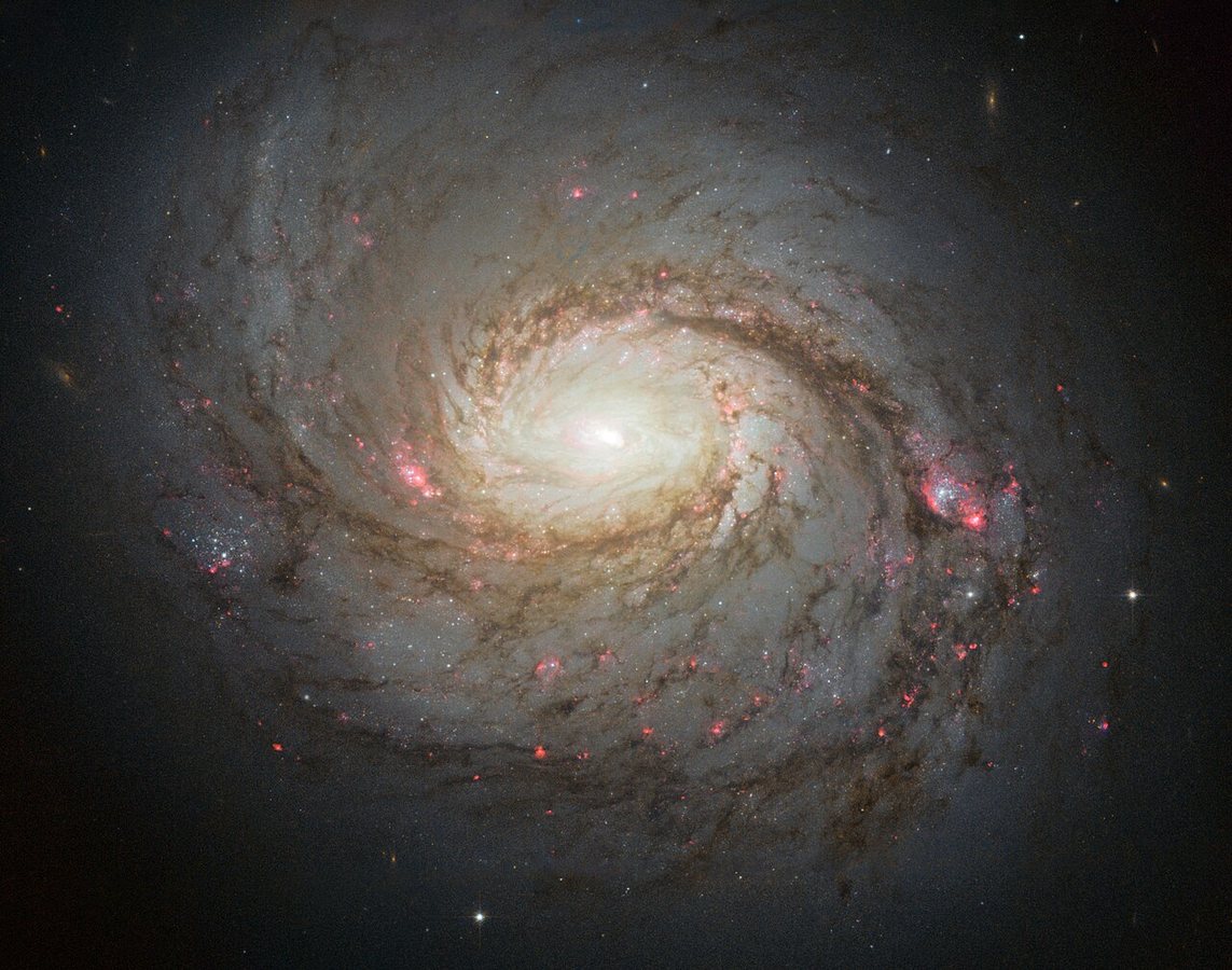 A galaxy spinning out of sync