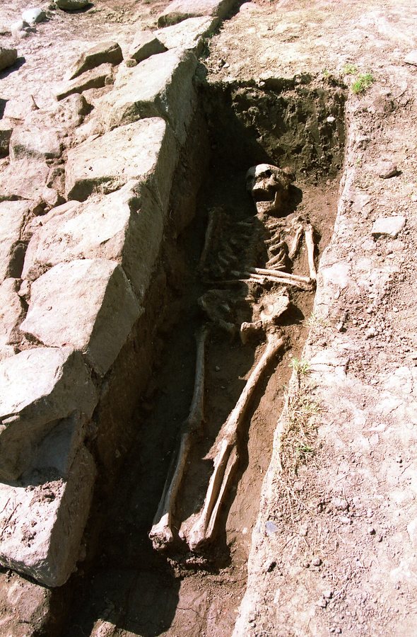 Landslide Exposes Pre-Roman Burial in Eastern Italy