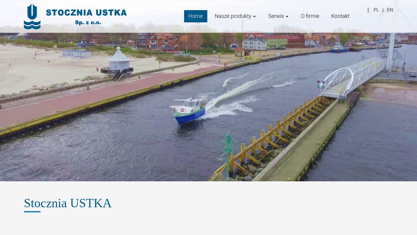 The home page of stoust.com.pl