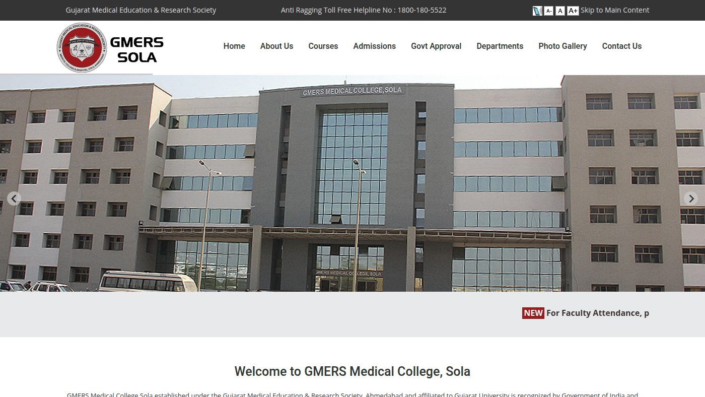 The home page of gmersmchsola.com