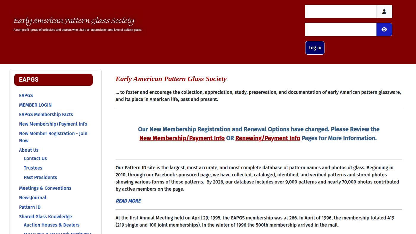The home page of eapgs.org