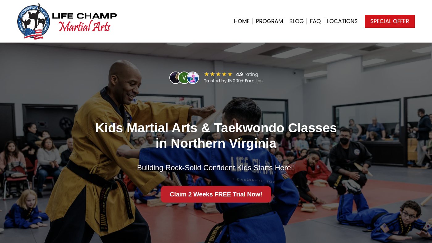 The home page of hellokarate.com