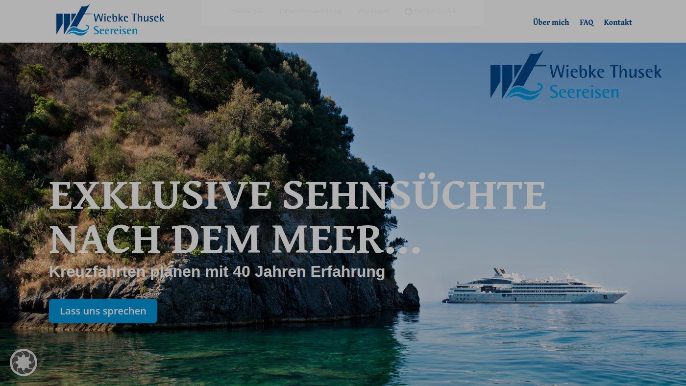 The home page of wt-seereisen.de