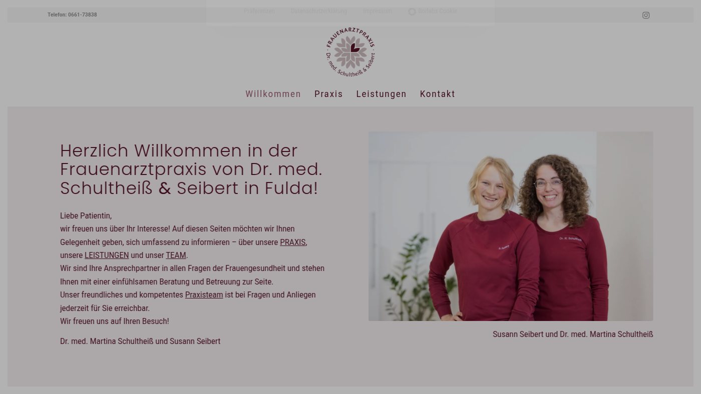 The home page of frauenarztpraxis-fulda.de
