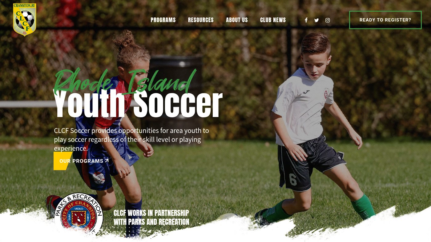 The home page of clcfsoccer.net