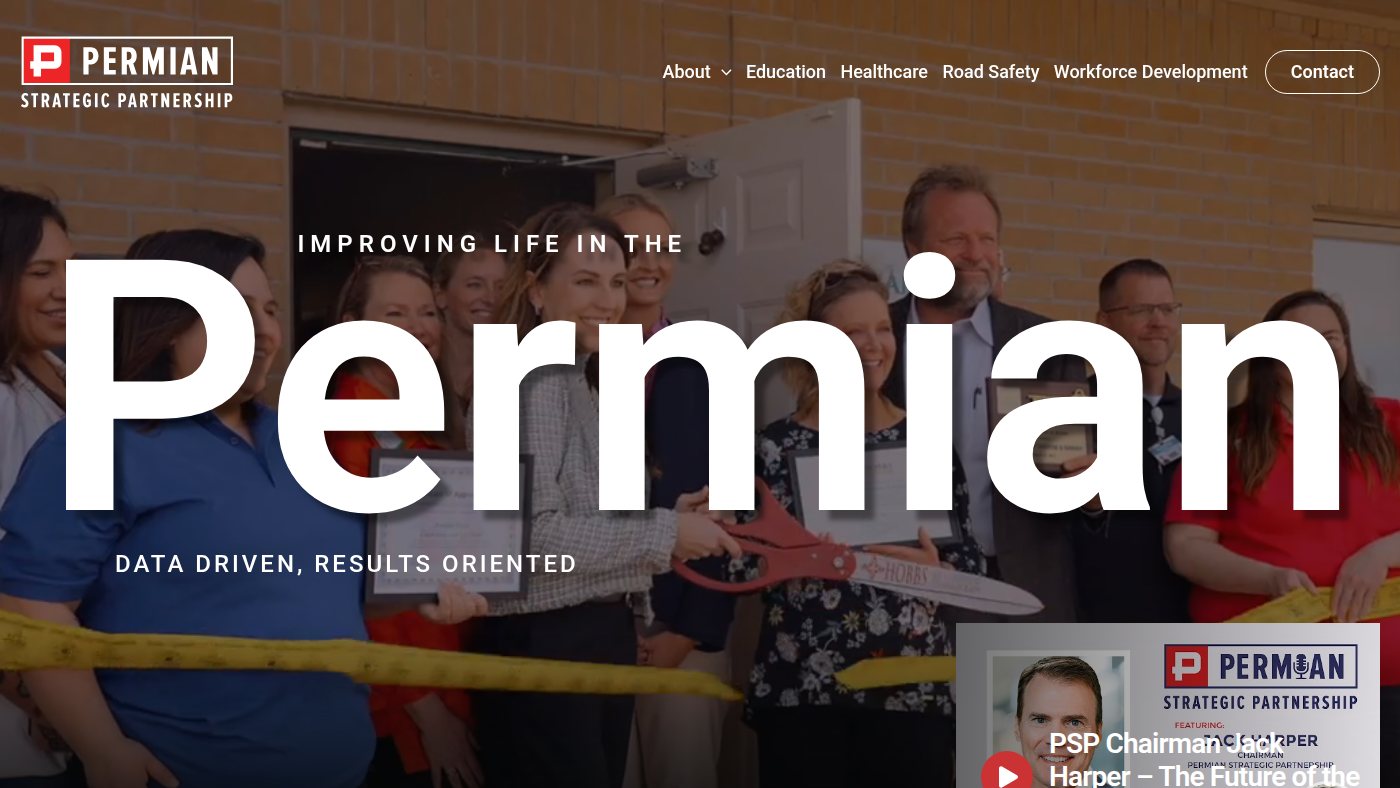The home page of permianpartnership.org