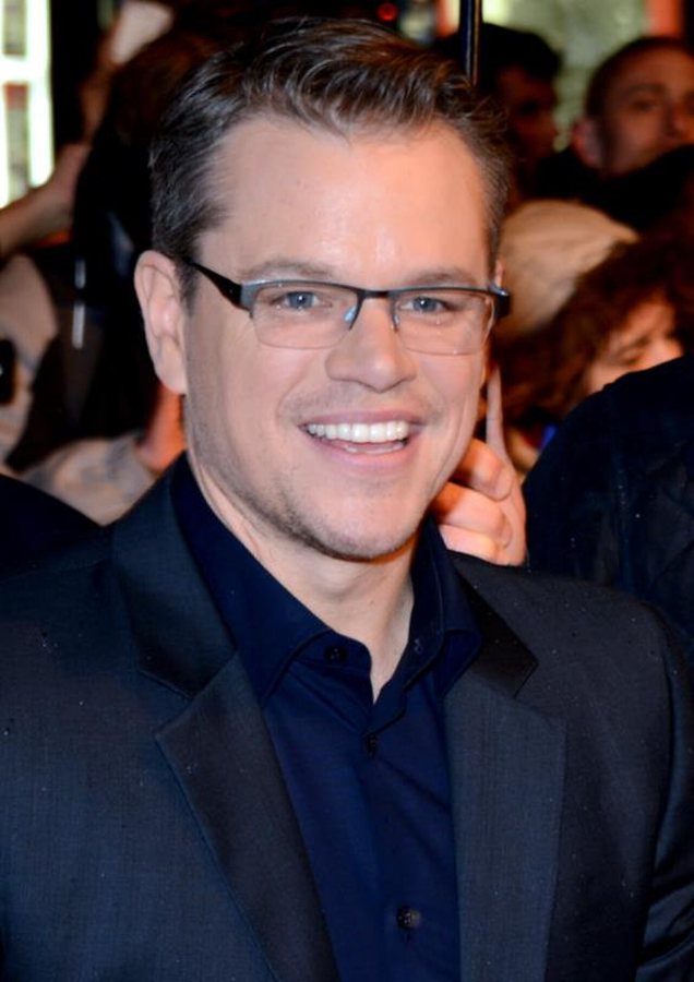 Damon na francuskiej premierze filmu „Monuments Men” w 2014 roku