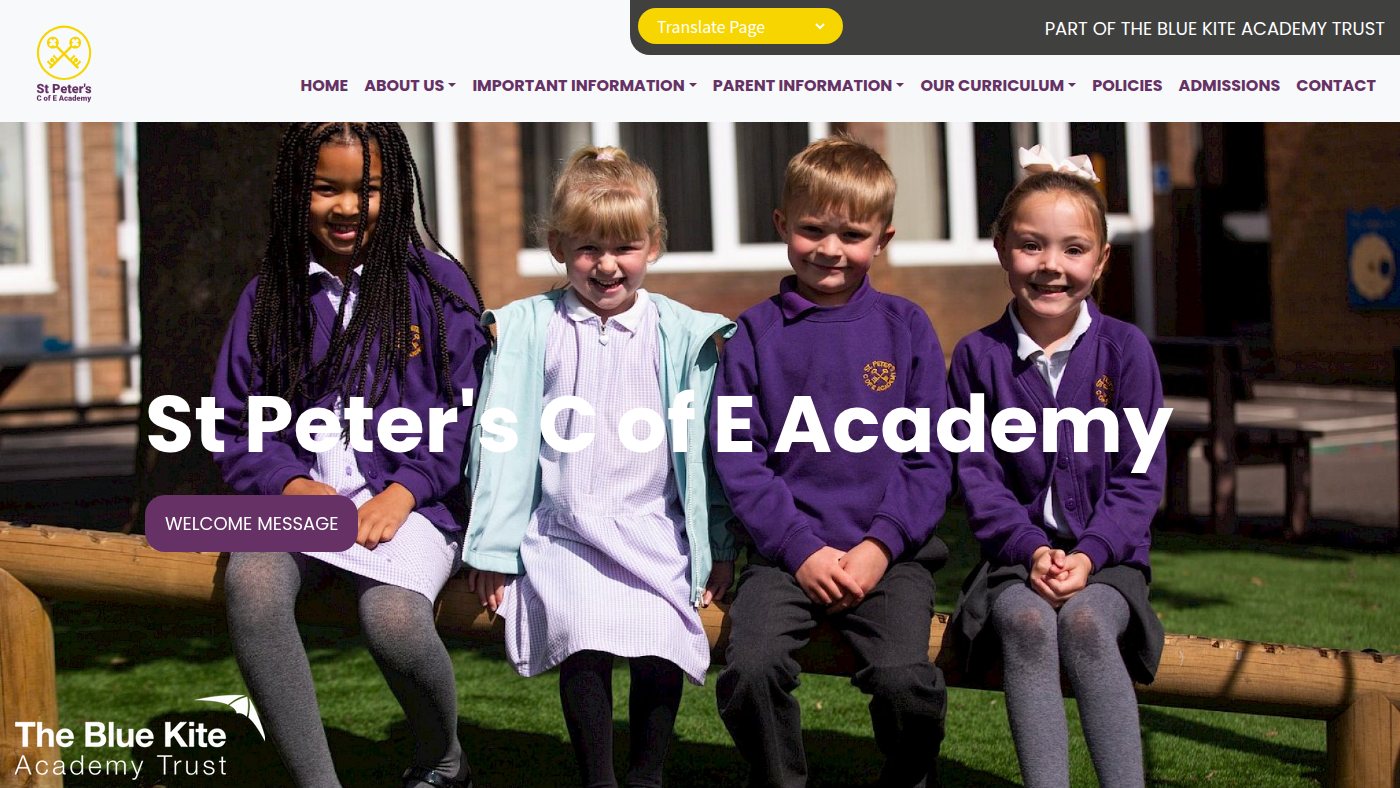 The home page of st-peters.wilts.sch.uk