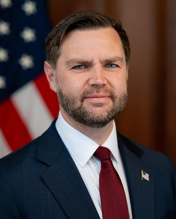 Official vice presidential portrait of JD Vance, March 2026, medium crop