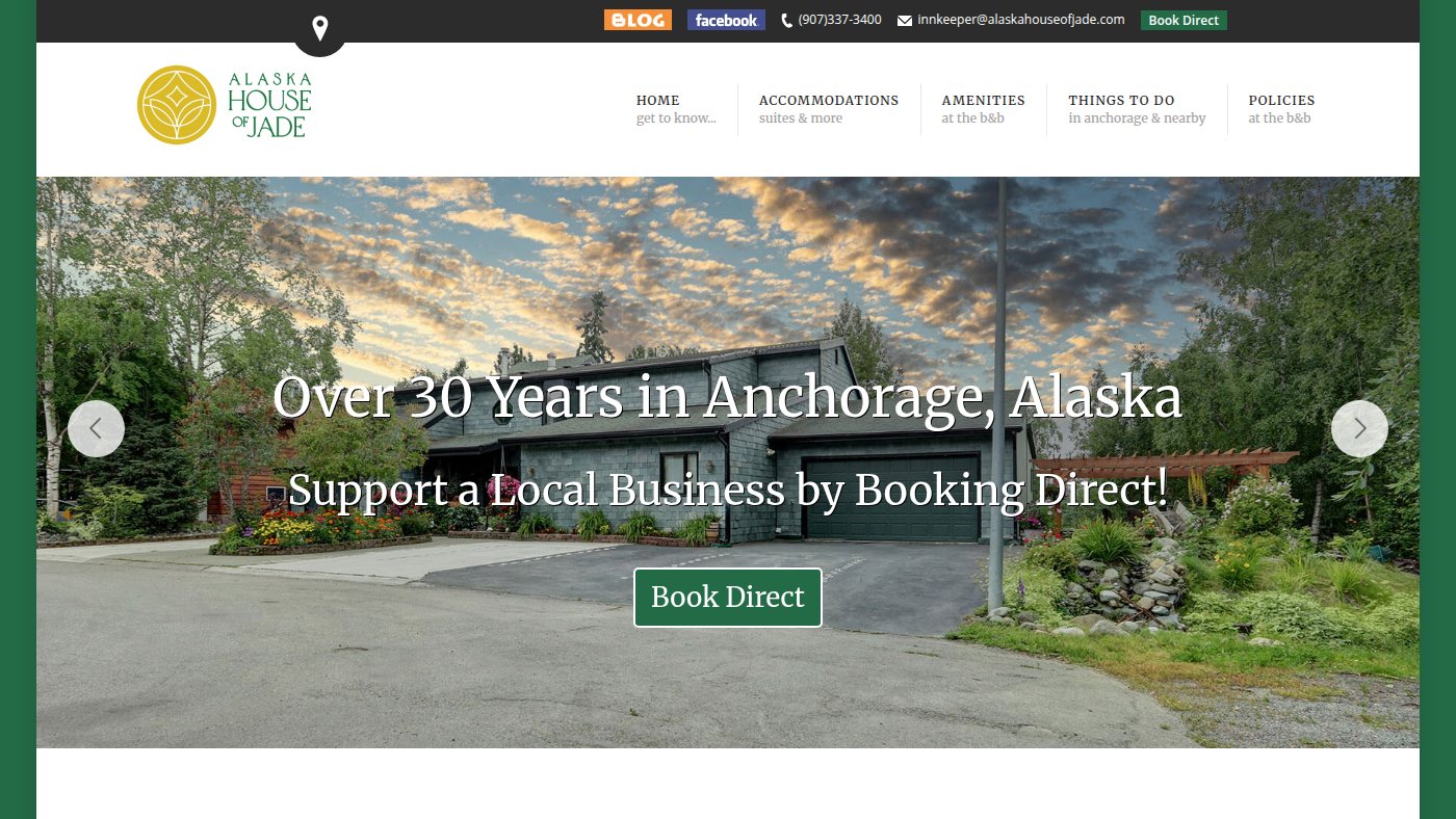 The home page of alaskahouseofjade.com