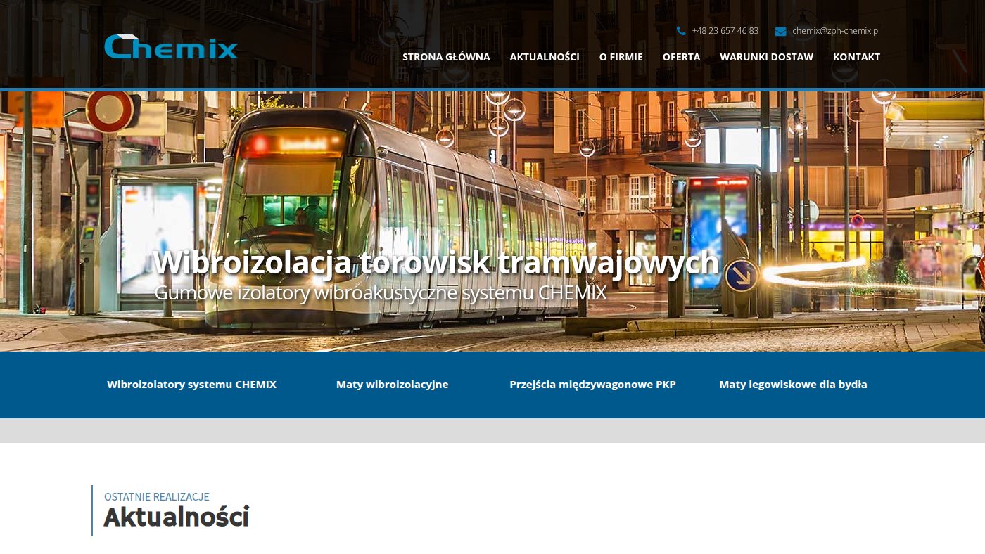 The home page of zph-chemix.pl