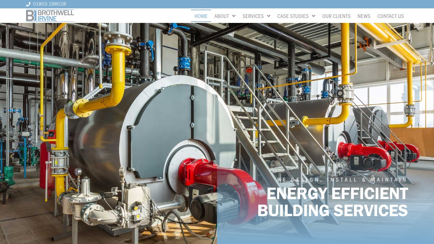 The home page of bibse.co.uk