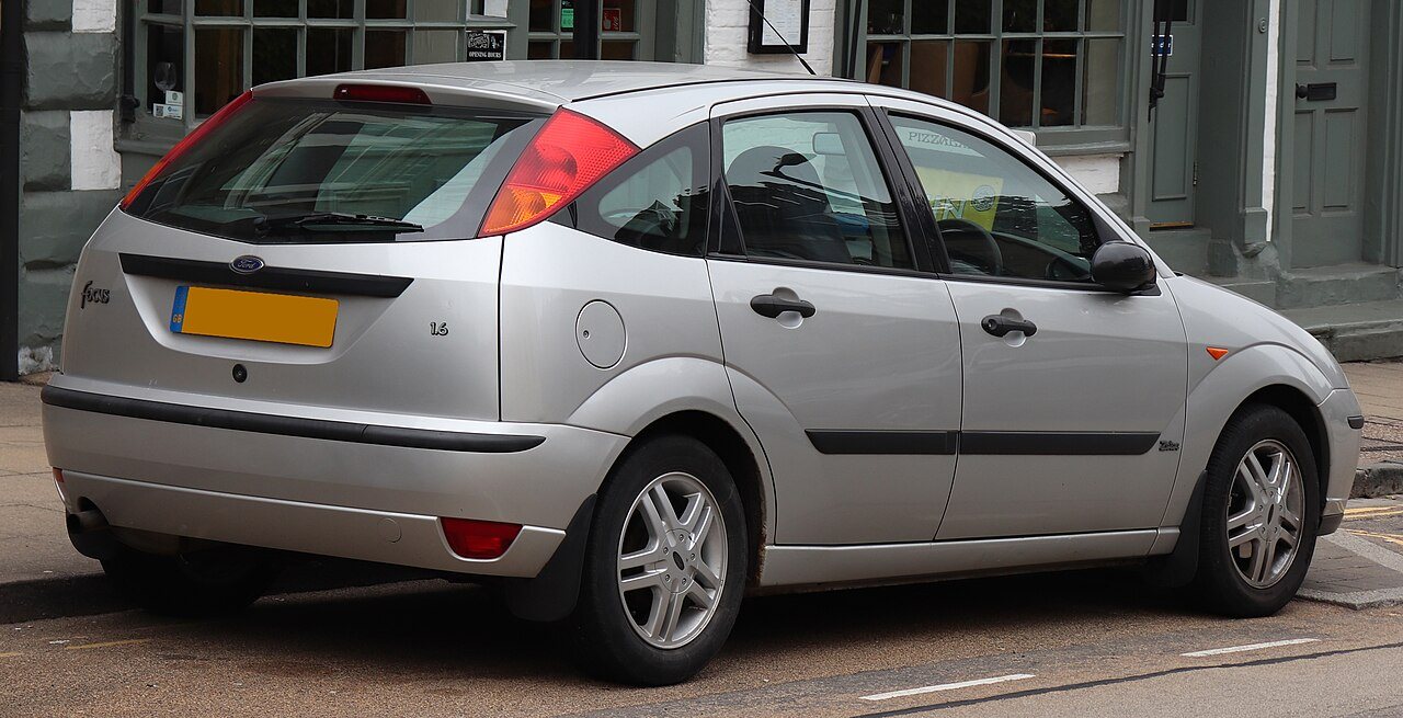 Ford Focus Zetec 1.6 de 2003, vista trasera