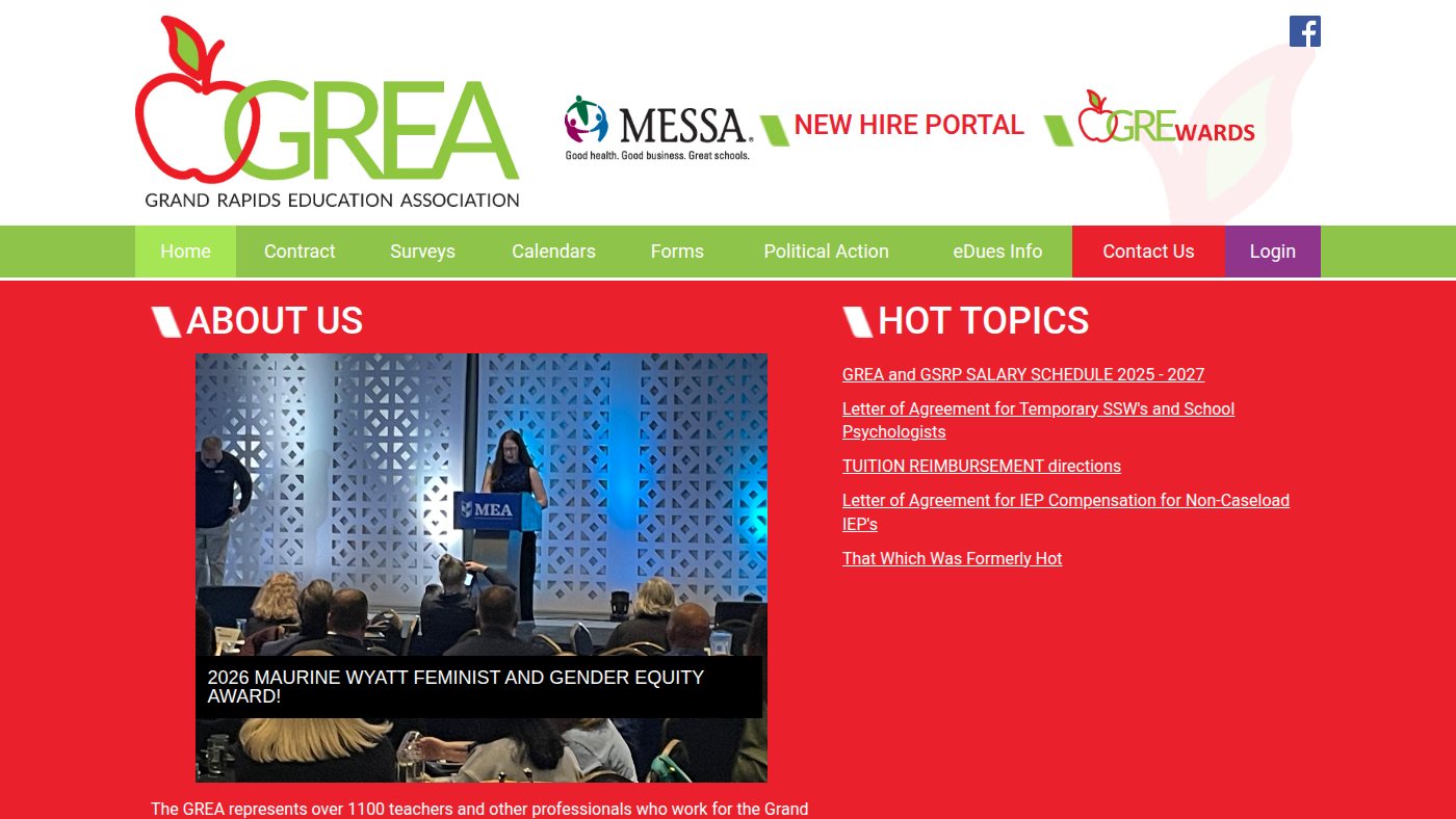 The home page of grea.org