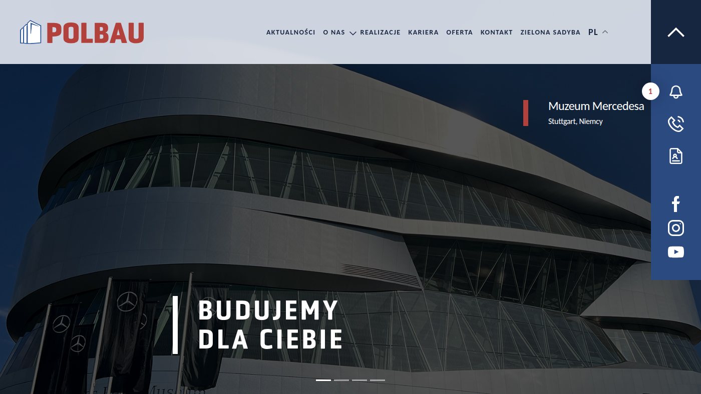 The home page of polbau.pl